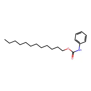 Carbamic acid, phenyl-, dodecyl ester structure