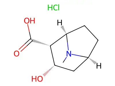 Ecgonine HCl structure