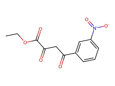 Ethyl 4-(3-nitrophenyl)-2,4-dioxobutanoate structure