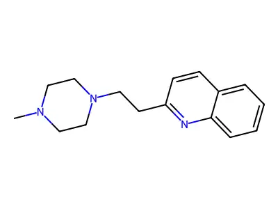Quinoline, 2-(2-(4-methyl-1-piperazinyl)ethyl)- structure