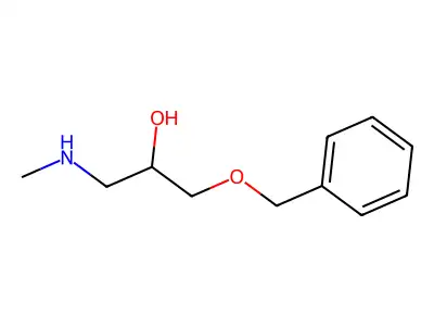 1-Benzyloxy-3-methylamino-propan-2-ol structure