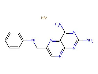 6-((苯氨基)甲基)蝶啶-2,4-二胺 structure