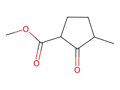 3-Methyl-2-oxocyclopentanecarboxylic acid methyl ester structure