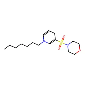 4-(1-Heptyl-1,4-dihydropyridine-3-sulfonyl)morpholine structure