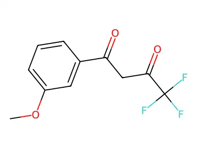 1,1,1-Trifluoro-4-hydroxy-4-(3-methoxyphenyl)but-3-en-2-one structure