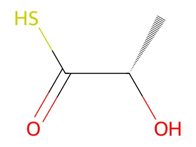 (2S)-2-mercaptopropanoic acid structure
