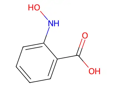 2-Hydroxylaminobenzoic acid structure