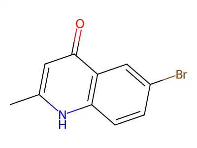 6-Bromo-2-methylquinolin-4-ol structure