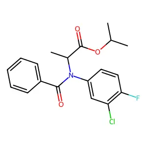 Flamprop-isopropyl, (S)- structure
