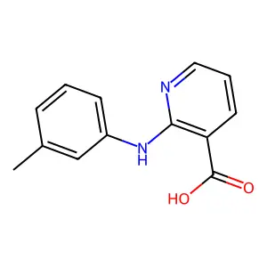 2-(3-Toluidino)nicotinic acid structure