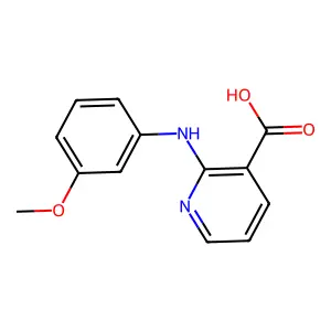 2-(3-Methoxy-phenylamino)-nicotinic acid structure