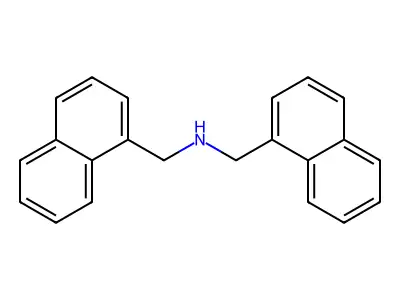 Bis(1-naphthylmethyl)amine structure