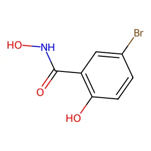 5-溴水杨酰羟肟酸 structure