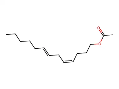 4,7-Tridecadien-1-ol, acetate, (4Z,7E)- structure