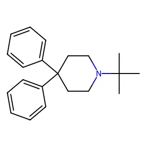 叔丁哌苯 structure