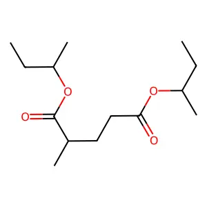 Pentanedioic acid, 2-methyl-, bis(1-methylpropyl) ester structure