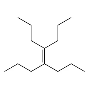 4,5-Dipropyl-4-octene structure