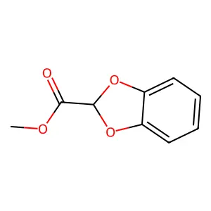 Methyl 1,3-benzodioxole-2-carboxylate structure