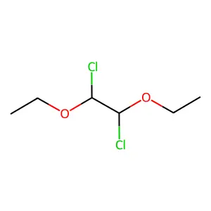 Ethane, 1,2-dichloro-1,2-diethoxy- structure