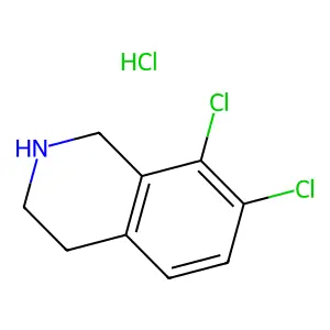 7,8-Dichloro-1,2,3,4-tetrahydroisoquinoline hydrochloride structure