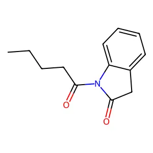 2-Indolinone, 1-valeryl- structure