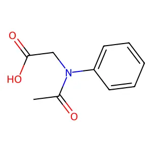 Glycine, N-acetyl-N-phenyl- structure