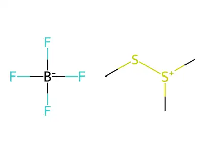 Dimethyl(methylthio)sulfonium Tetrafluoroborate structure