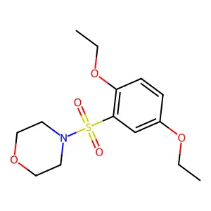 4-(2,5-Diethoxyphenyl)sulfonylmorpholine structure