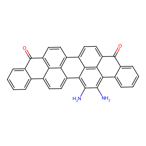 Diaminoanthra(9,1,2-cde)benzo(rst)pentaphene-5,10-dione structure