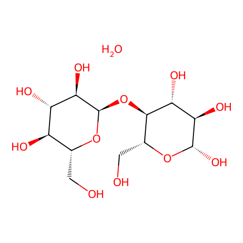Maltose hydrate structure