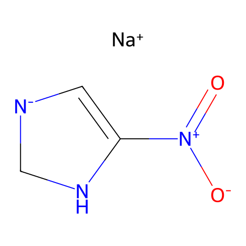 4-Nitro-1H-imidazole, sodium salt structure