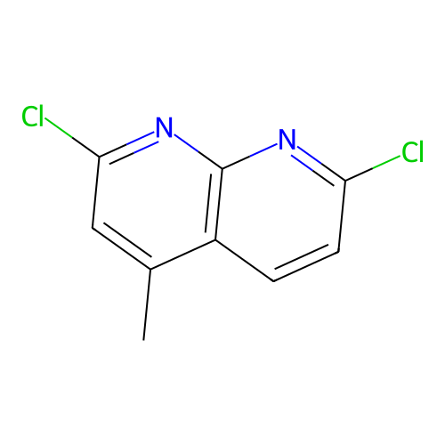 2,7-Dichloro-4-methyl-1,8-naphthyridine structure