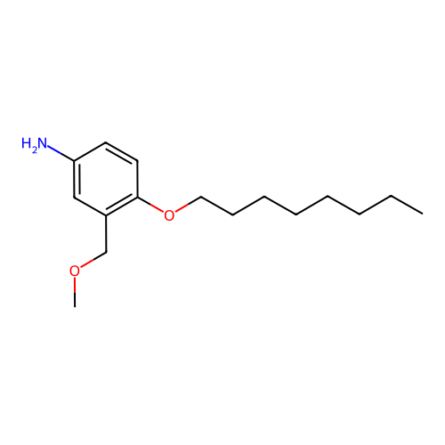 3-(Methoxymethyl)-4-octoxyaniline structure