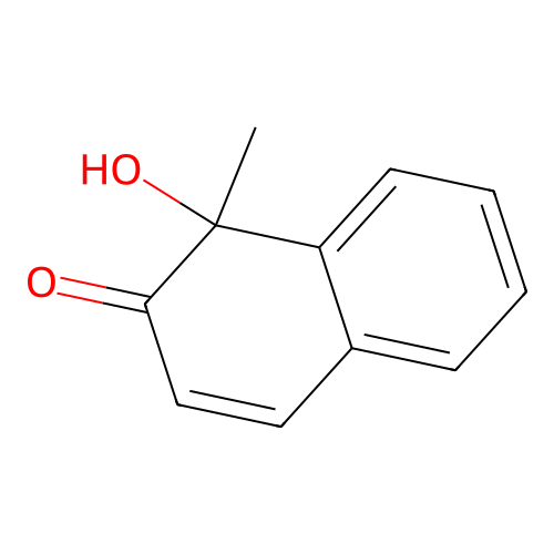 1-Hydroxy-1-methylnaphthalen-2(1H)-one structure