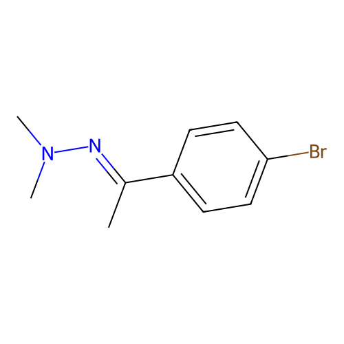 N-[(E)-1-(4-bromophenyl)ethylideneamino]-N-methylmethanamine structure