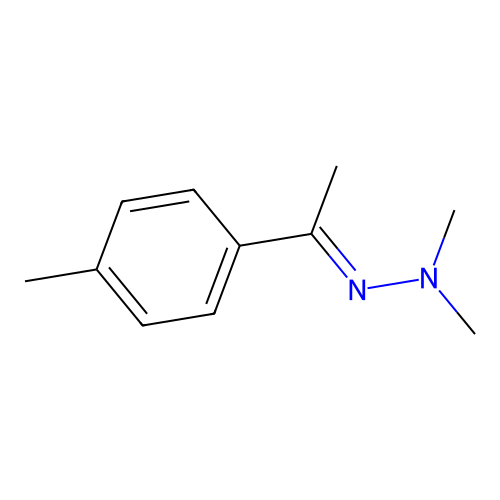 N-methyl-N-[(E)-1-(4-methylphenyl)ethylideneamino]methanamine structure