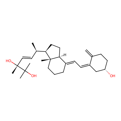 (24R)-24,25-Dihydroxyvitamin D2/(24R)-24,25-dihydroxyergocalciferol structure