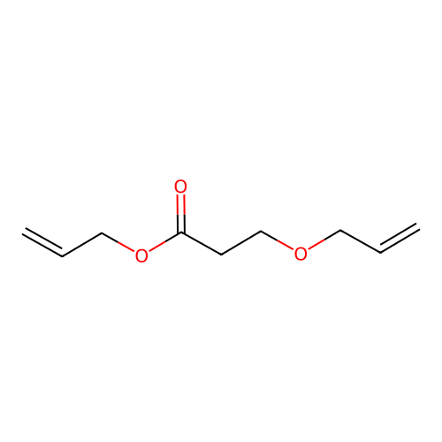 Allyl-beta-allyloxypropionate structure