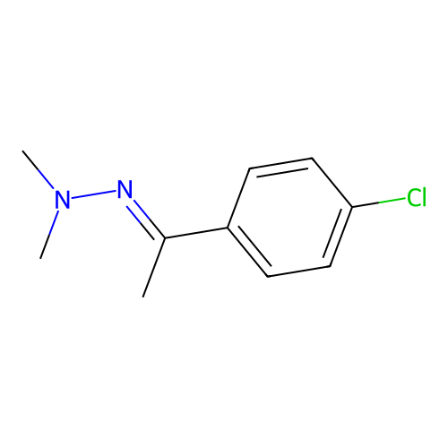 N-[(E)-1-(4-chlorophenyl)ethylideneamino]-N-methylmethanamine structure