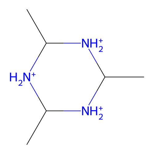 乙醛氨三聚体 structure