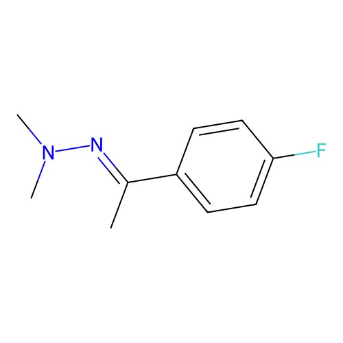 N-[(E)-1-(4-fluorophenyl)ethylideneamino]-N-methylmethanamine structure