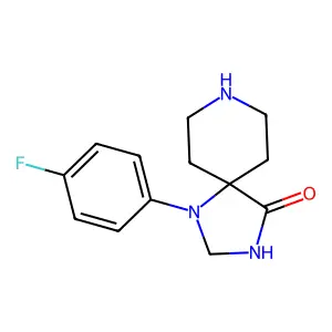 1-(4-Fluorophenyl)-1,3,8-triazaspiro(4.5)decan-4-one structure
