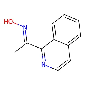 1-Acetyl-isoquinoline oxime structure