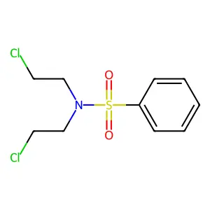 N,N-双(2-氯乙基)苯磺酰胺 structure
