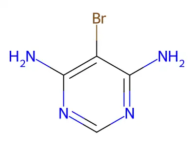 5-Bromopyrimidine-4,6-diamine structure