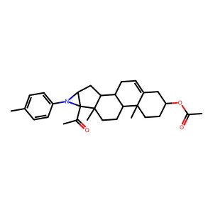 [6-Acetyl-7,11-dimethyl-5-(4-methylphenyl)-5-azapentacyclo[8.8.0.02,7.04,6.011,16]octadec-16-en-14-yl] acetate structure