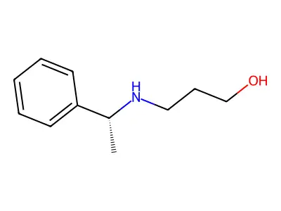 1-Propanol, 3-[[(1R)-1-phenylethyl]amino]- structure