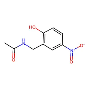2-Acetamidomethyl-4-nitrophenol structure