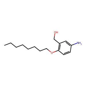 5-氨基-2-(辛氧基)苯甲醇 structure