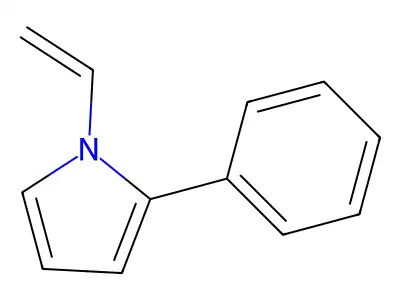 1H-Pyrrole, 1-ethenyl-2-phenyl- structure
